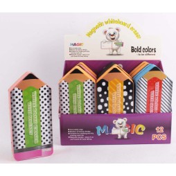 Éponge-gomme magnétique pour tableau sous forme crayon