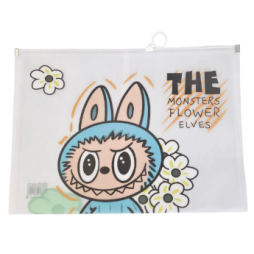 Chemise transparente Kawaii Labubu, format légal