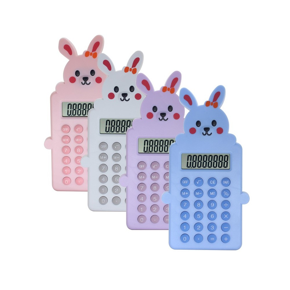 Calculatrice électronique miniature en forme de lapin