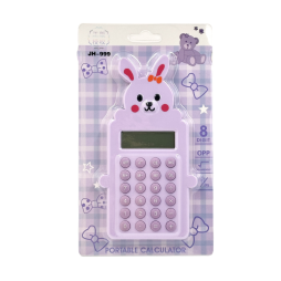 Calculatrice électronique miniature en forme de lapin