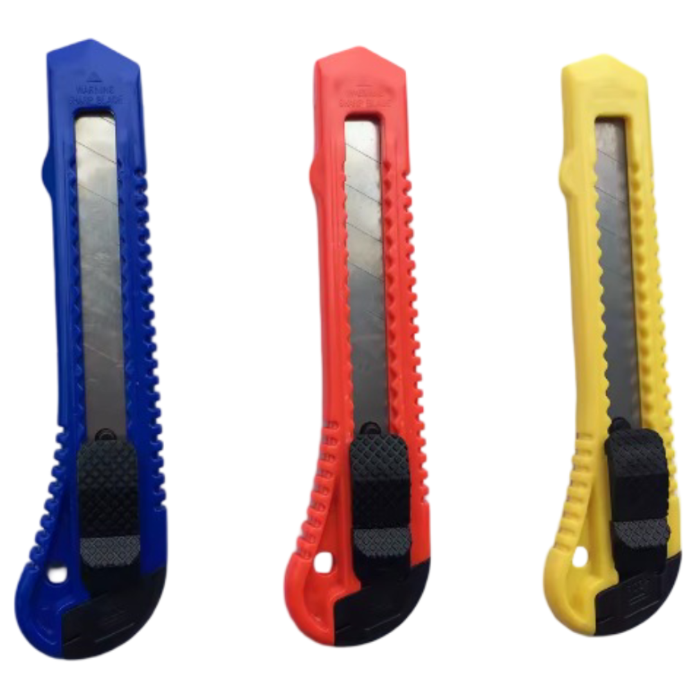 CUTTER utilitaire professionnel 18 mm à verrouillage automatique