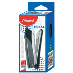 Agrafeuse métallique MAPED 25 pièces, chargeur gris