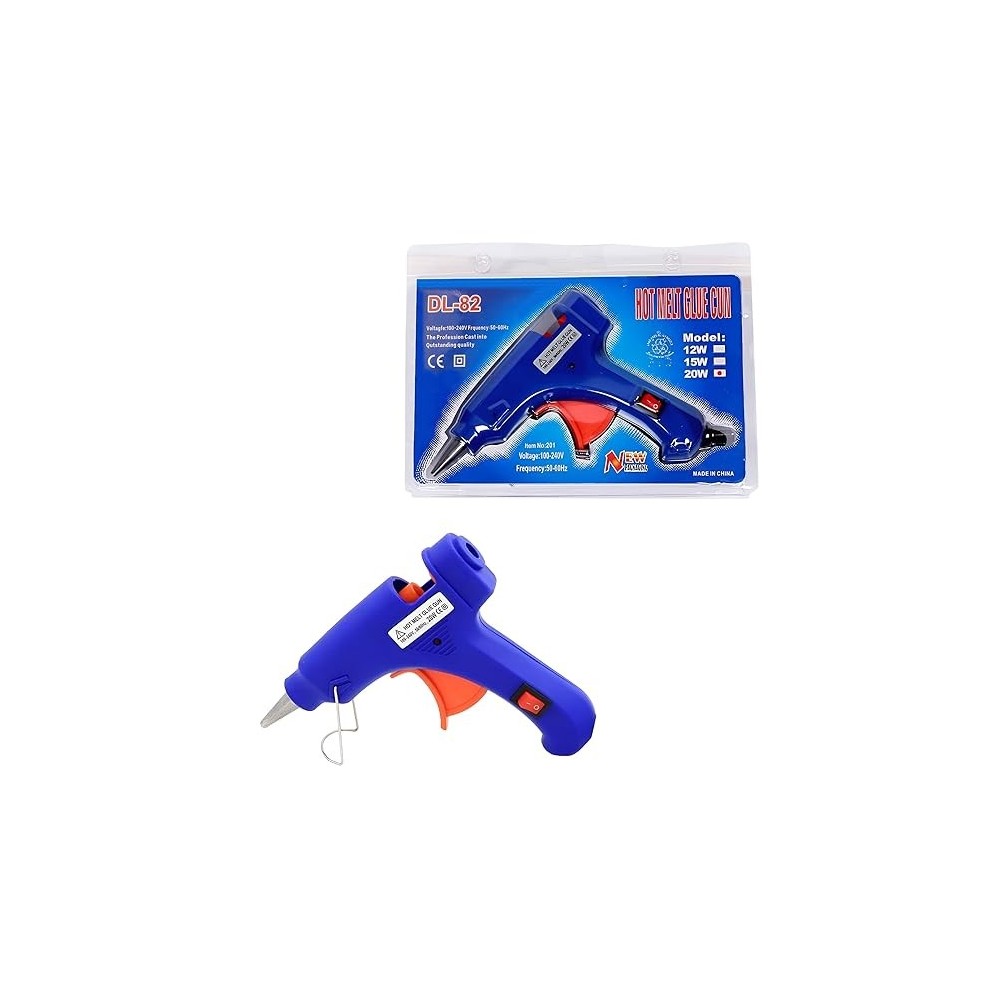 Pistolet à colle thermofusible NFI essentials 20W avec interrupteur marche/arrêt