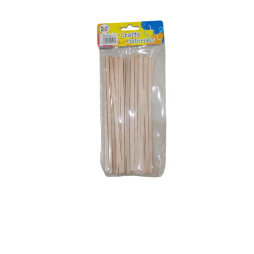 Longs Bâtons en bois 19 cm 50 PIECES