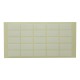 120petites étiquettes autocollantes blanches (25 x 13 mm, rectangulaires)