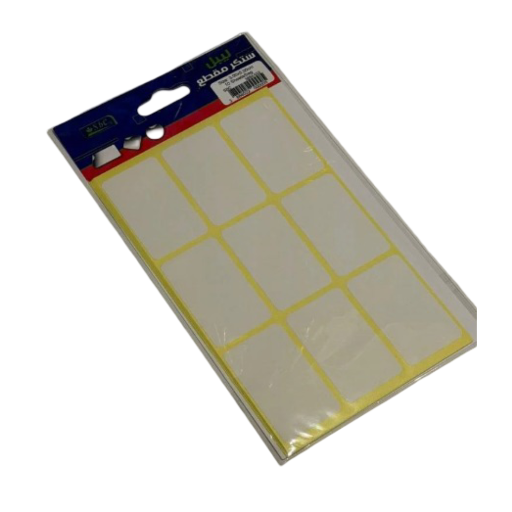 36 étiquettes autocollantes simples