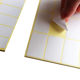 36 étiquettes autocollantes simples