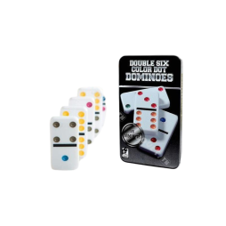 Ensemble de jeu de dominos Double Six Coleur