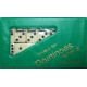 Jeu de dominos Double Six Mini Travel Set de 28 pièces.