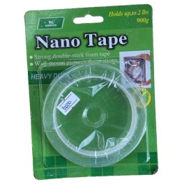 Ruban adhésif double face Homson Nano Mounting, capacité de maintien 900 g (neuf)
