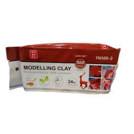 Pâte à modeler autodurcissante 500 g Marron