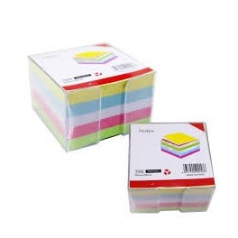 CUBE PAPIER + RECHARGE COULEUR  autocollantes