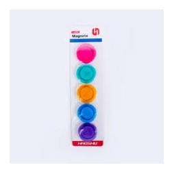 Aimant rond transparent 40 mm