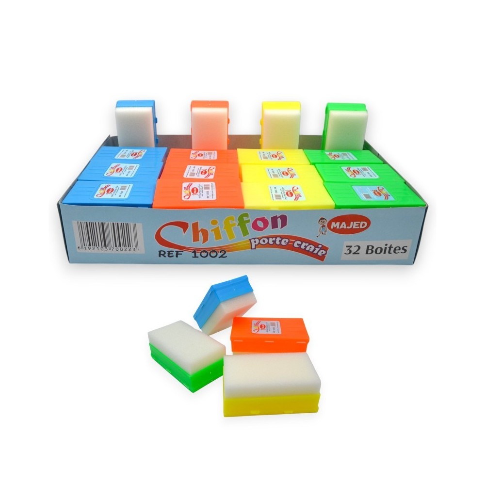 Effacette carrée porte-craie MAJED