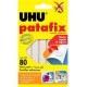 PATTES D'AFFICHAGE PATAFIX BLANCHES UHU AMOVIBLES ET RÉUTILISABLES