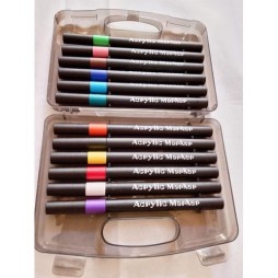 Ensemble de stylos marqueurs acryliques 12 couleurs, imperméables, adaptés à peindre des pierres et du bois