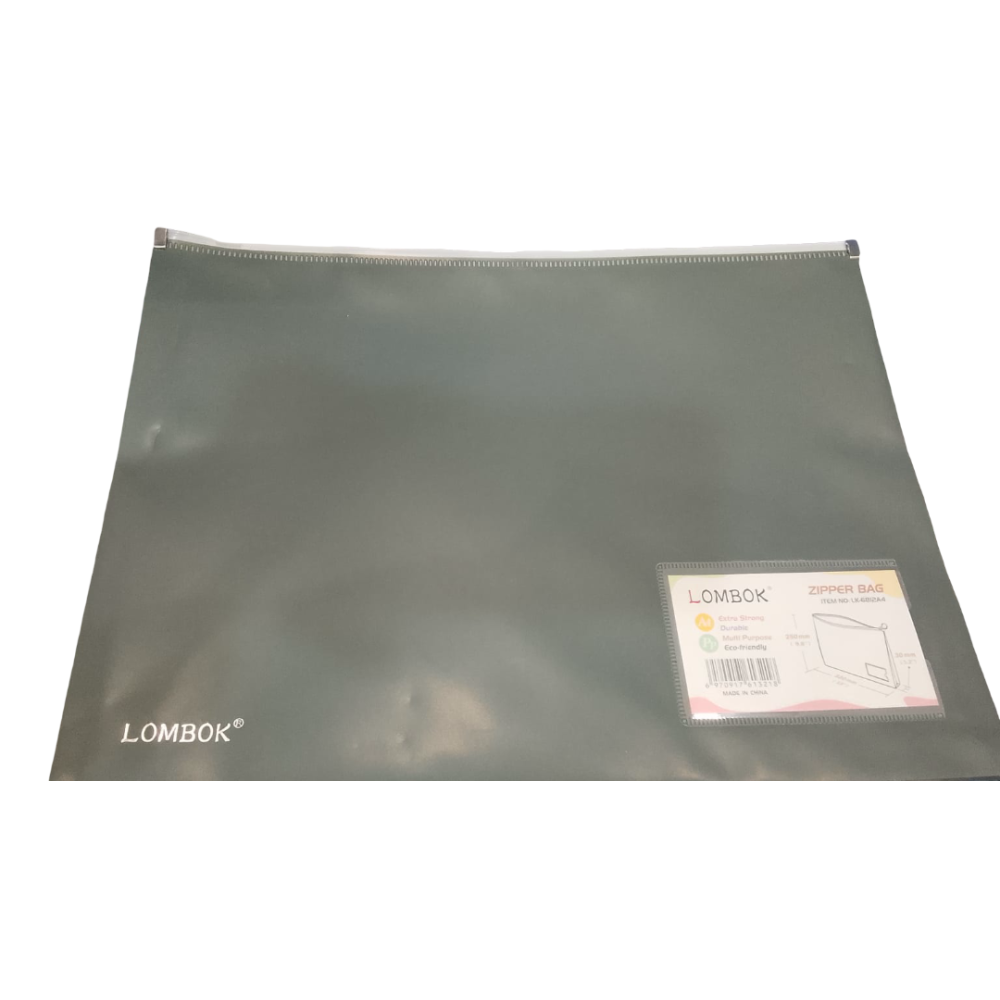 Enveloppe en plastique à fermeture facile, format bureau