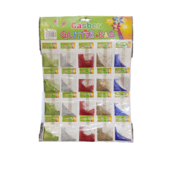 20 sacs à paillettes colorés pour les activités manuelles scolaires