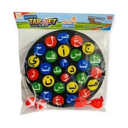 Jeu de cible de l'alphabet