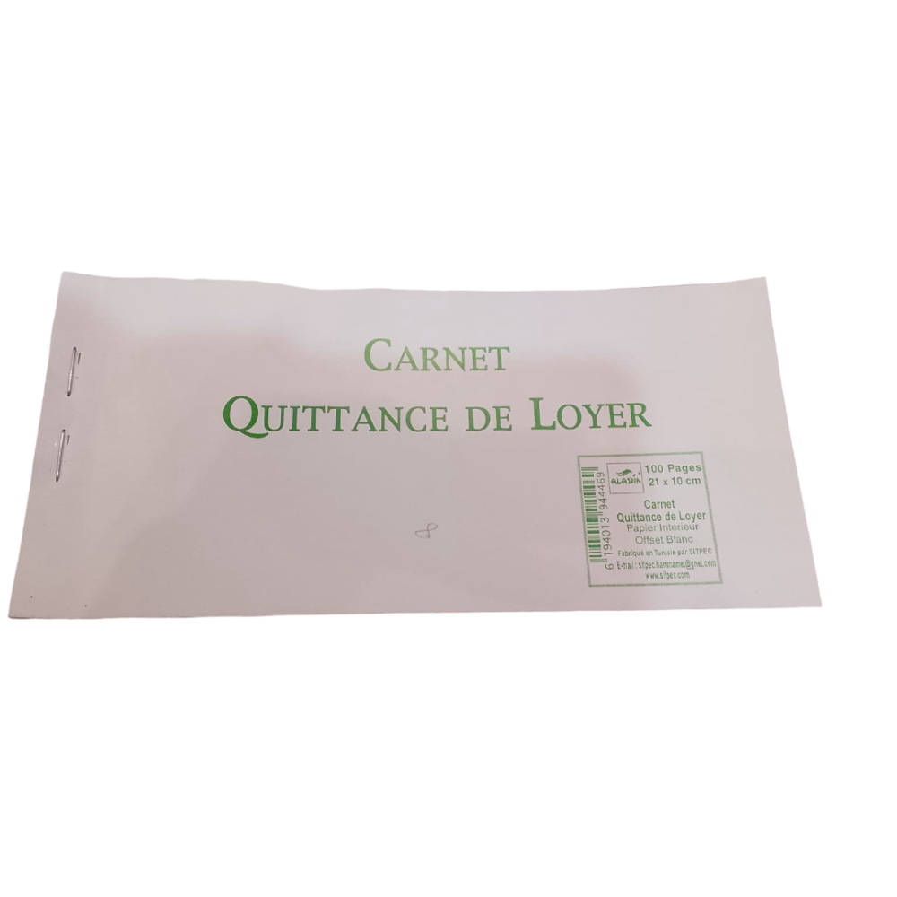 Quitance De Loyer 50 Feuilles - ALADIN