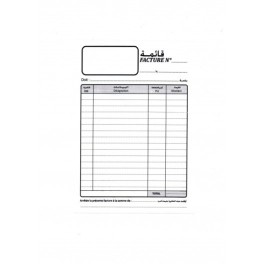 CARNET FACTURE 2 EXP 13.5*21 PM