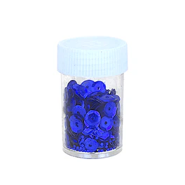 Paillettes rondes colorées génériques pour loisirs créatifs, pot d'une seule couleur