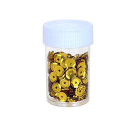 Paillettes rondes colorées génériques pour loisirs créatifs, pot d'une seule couleur