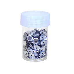 Paillettes rondes colorées génériques pour loisirs créatifs, pot d'une seule couleur