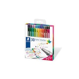 POCHETTE DE 30 STYLOS TRIPLUS FINLINER STAEDTLER