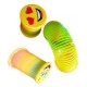 Jouet à ressort  en plastique Slinky pour enfants, motif emoji