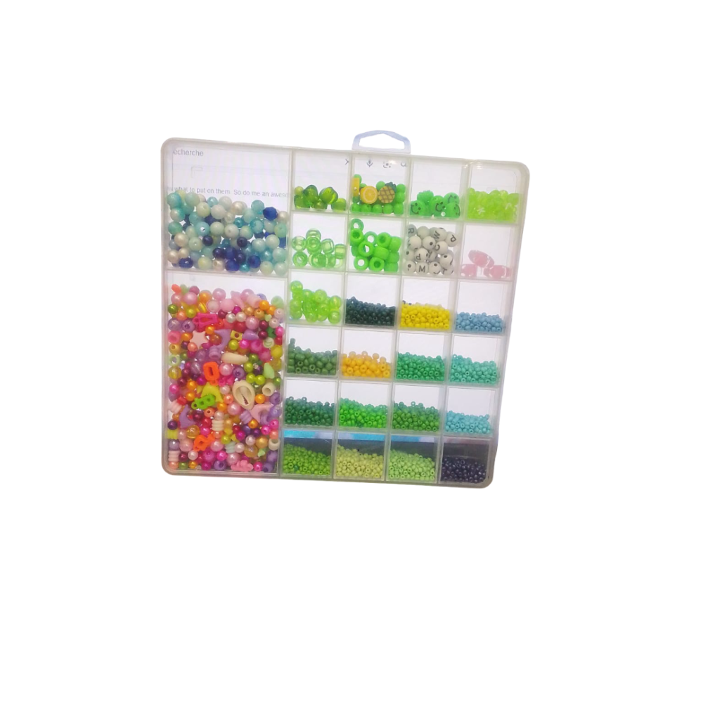 Ensemble de perles pour la création d'accessoires