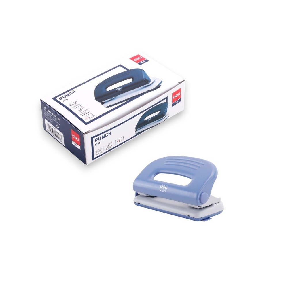 PERFORATRICE 2 TROUS PETIT MODELE 10 FEUILLES DELI