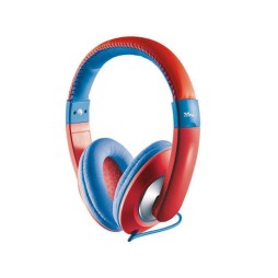 CASQUE AUDIO POUR ENFANTS TRUST SONIN ROUGE/BLEU