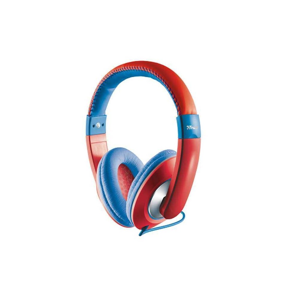 CASQUE AUDIO POUR ENFANTS TRUST SONIN ROUGE/BLEU
