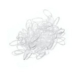 Élastiques transparents pour cheveux, petit format