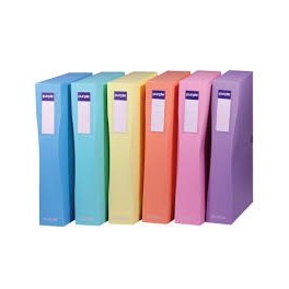 Boite de classement Dos 80mm PASTEL