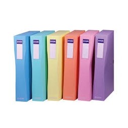Boite de classement Dos 80mm PASTEL