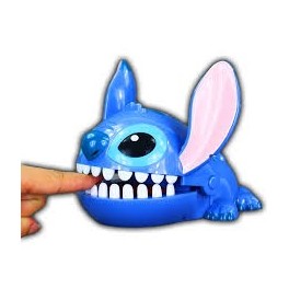 Figurine de jeu de doigts Disney Stitch Big Mouth Bite, jouet cadeau pour enfants