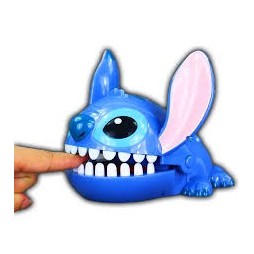 Figurine de jeu de doigts Disney Stitch Big Mouth Bite, jouet cadeau pour enfants