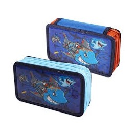 Trousse à 2 Compartiments Shark Ocean