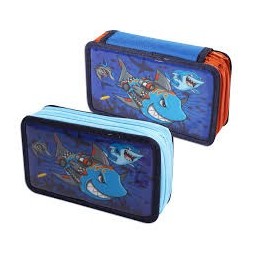 Trousse à 2 Compartiments Shark Ocean