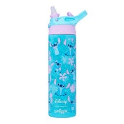 Bouteille isotherme Stitch en acier inoxydable à clapet, 520 ml