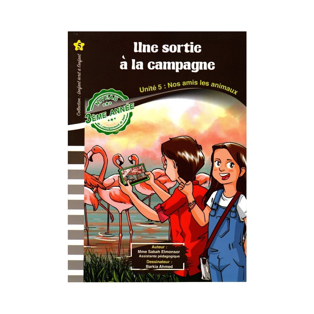 UNE SORTIE A LA CAMPAGNE  L ENFANT ECRIT A L ENFANT