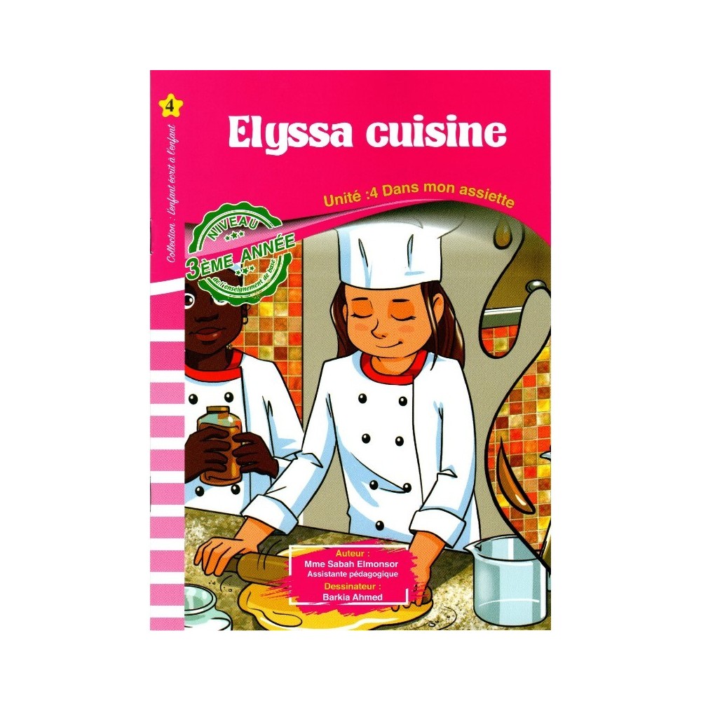 ELYSSA CUISINE  L ENFANT ECRIT A L ENFANT