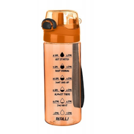 Bouteille d'eau 500 ml, couleurs variées, qualité, avec gobelet doseur.