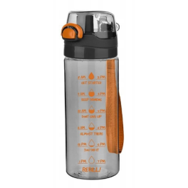 Bouteille d'eau 500 ml, couleurs variées, qualité, avec gobelet doseur.