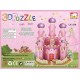 Puzzle 3D Château Rose Pour Enfants, Feuille De Montage, Objet De Décoration Attractif