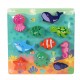PUZZLE EN BOIS COLORÉ PREMIERS PUZZLES ÉDUCATIFS MOTIFS VARIÉS