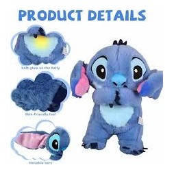 Peluche Stitch Qui Respire Berceuse Apaisante Lumineuse Zen
