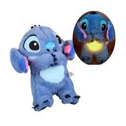 Peluche Stitch Qui Respire Berceuse Apaisante Lumineuse Zen